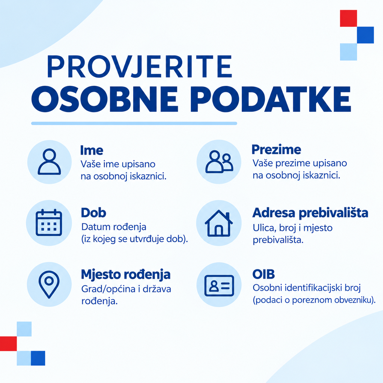 Poziv građanima na provjeru podataka u Središnjem registru stanovništva