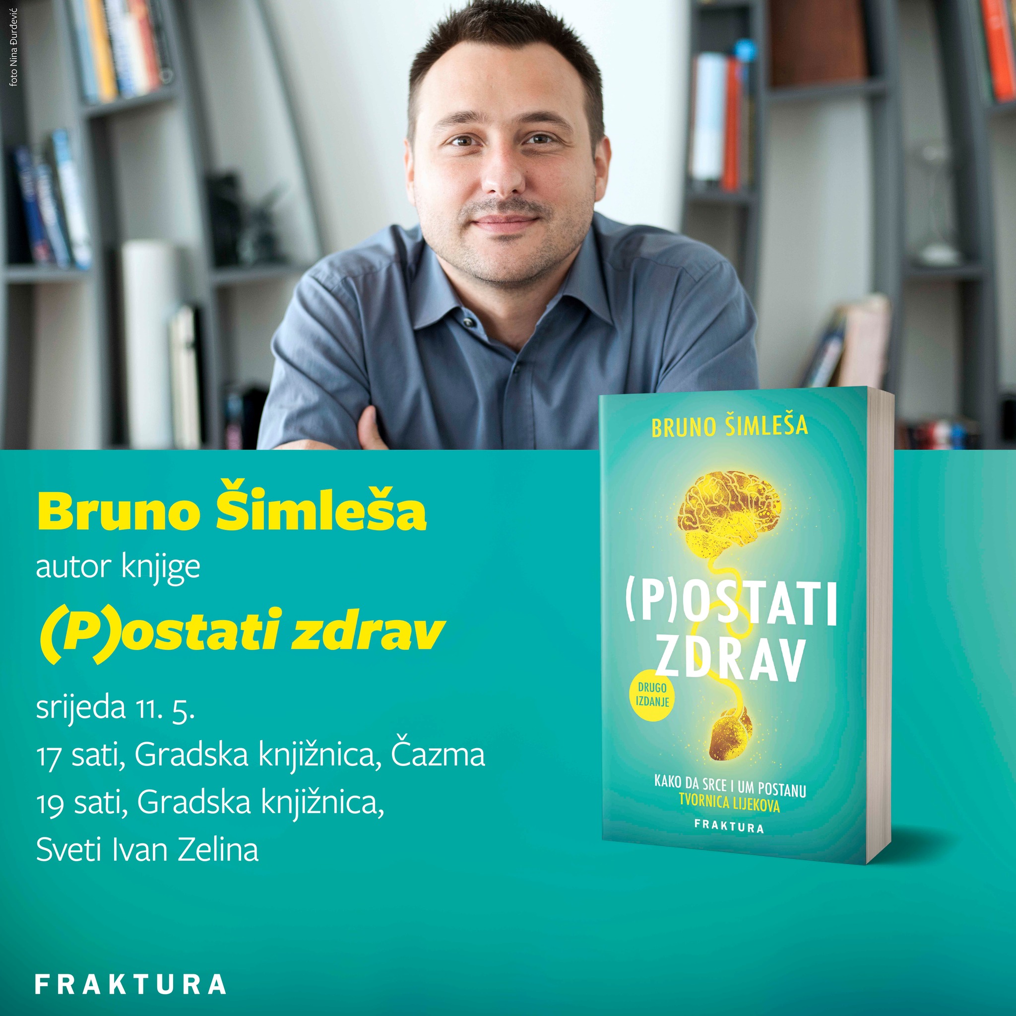 Bruno Šimleša “(P)ostati zdrav: kako da srce i um postanu tvornica lijekova”