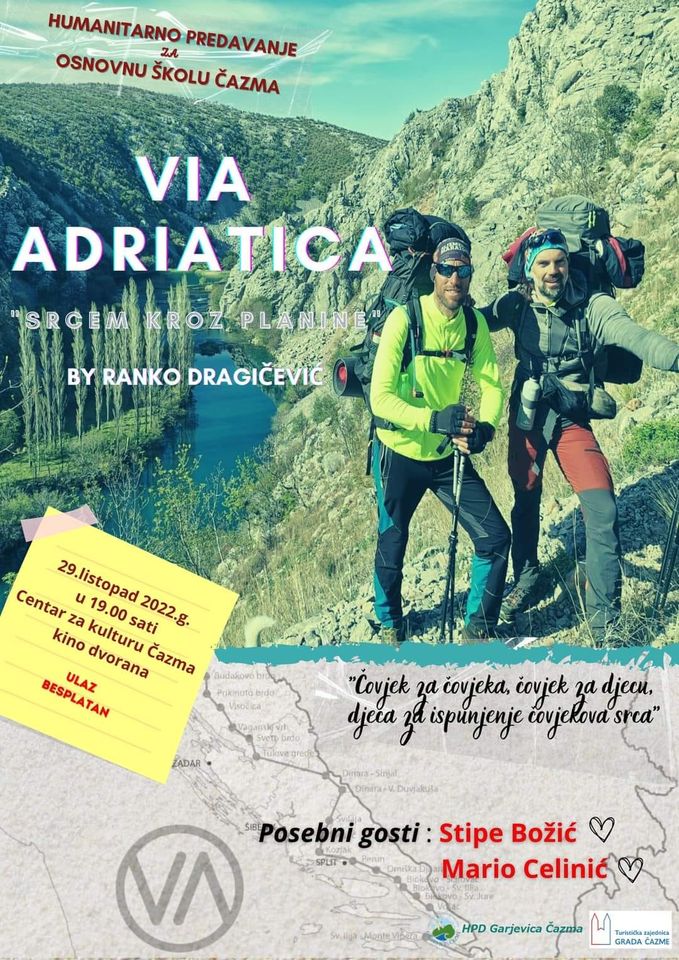 Via Adriatica – humanitarno predavanje